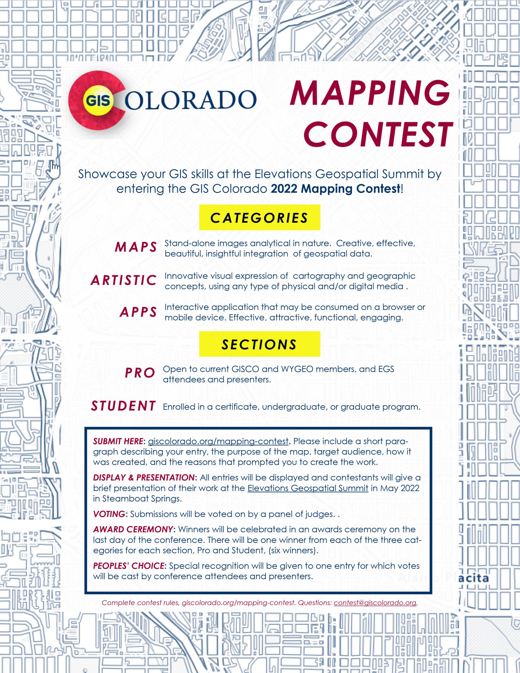 gisco mapping contest flyer