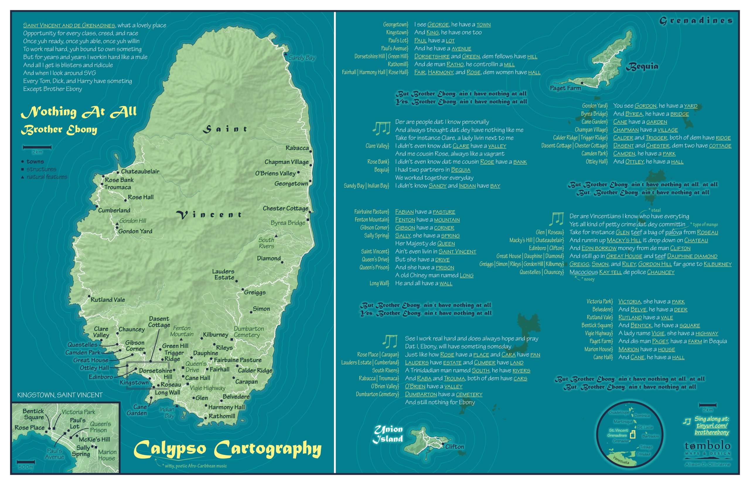Calypso Cartography, Alison DeGraff Ollivierre